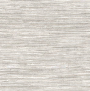 Alton Light Grey Faux Grasscloth Wallpaper by Advantage