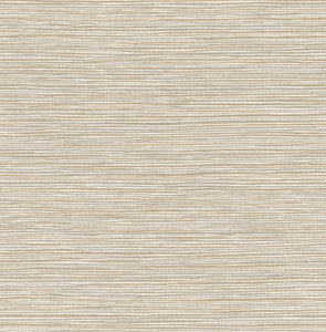 Alton Taupe Faux Grasscloth Wallpaper by Advantage
