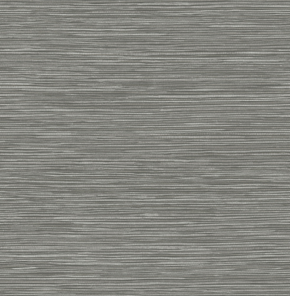 Alton Grey Faux Grasscloth Wallpaper by Advantage Fusion Covers about 56.4 square feet 20.5-in by 33-ft long roll Unpasted 20.9 - Fabric Carolina -