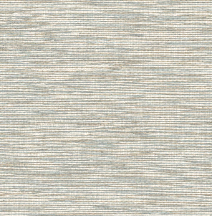 Alton Light Blue Faux Grasscloth Wallpaper by Advantage Fusion Covers about 56.4 square feet 20.5-in by 33-ft long roll Unpasted 20.9 - Fabric Carolina -
