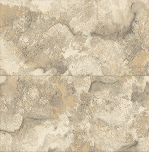 Aria Neutral Marbled Tile Wallpaper by Advantage
