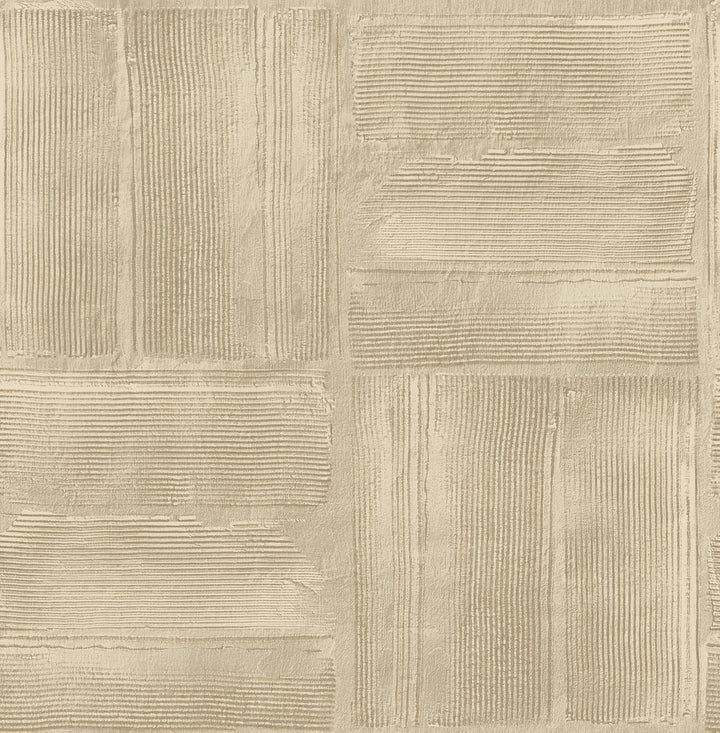 Jasper Neutral Block Texture Wallpaper by Advantage Fusion Covers about 56.4 square feet 20.5-in by 33-ft long roll Unpasted 20.9 - Fabric Carolina -