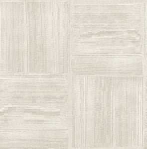 Jasper Ivory Block Texture Wallpaper by Advantage
