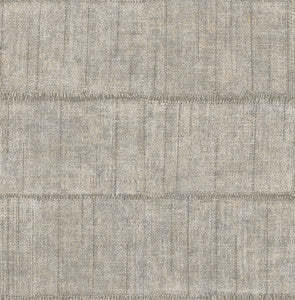 Blake Light Grey Texture Stripe Wallpaper by Advantage