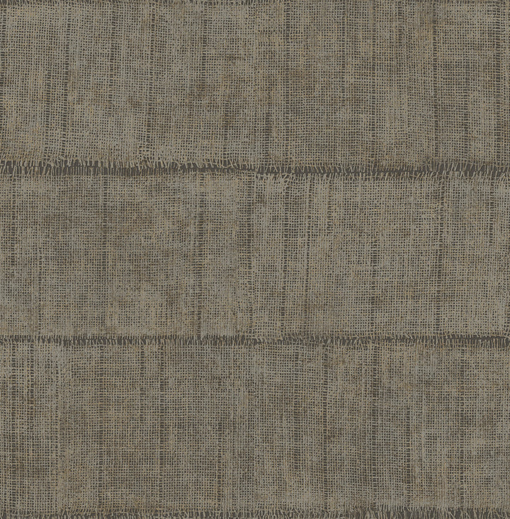 Blake Dark Grey Texture Stripe Wallpaper by Advantage Fusion Covers about 56.4 square feet 20.5-in by 33-ft long roll Unpasted 6.9 - Fabric Carolina -