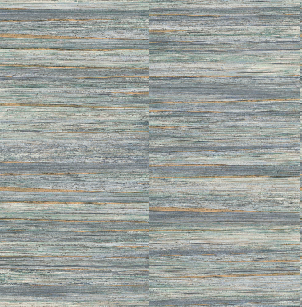 Rowan Blue Faux Grasscloth Wallpaper by Advantage Fusion Covers about 56.4 square feet 20.5-in by 33-ft long roll Unpasted 10.4 - Fabric Carolina -
