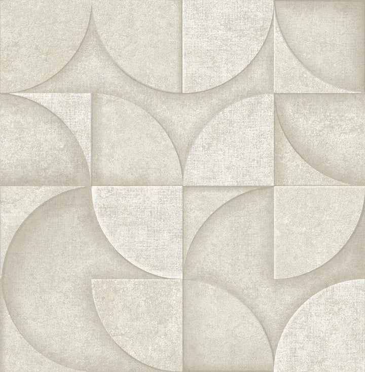 Addison Stone Retro Geo Wallpaper by Advantage Fusion Covers about 56.4 square feet 20.5-in by 33-ft long roll Unpasted 20.9 - Fabric Carolina -