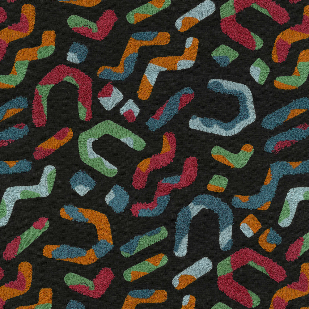 Tagged Emb Confetti 412530 by PKL Studio Fabric Base 100% cotton Emb: 100% acrylic India 51000 Horizontal: 17.25 and Vertical: 15.25 54 - Fabric Carolina -