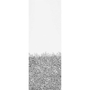 Greenery Galore Vinyl Panel Black 5010130 by Schumacher Wallpaper