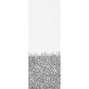 Greenery Galore Vinyl Panel Black 5010130 by Schumacher Wallpaper