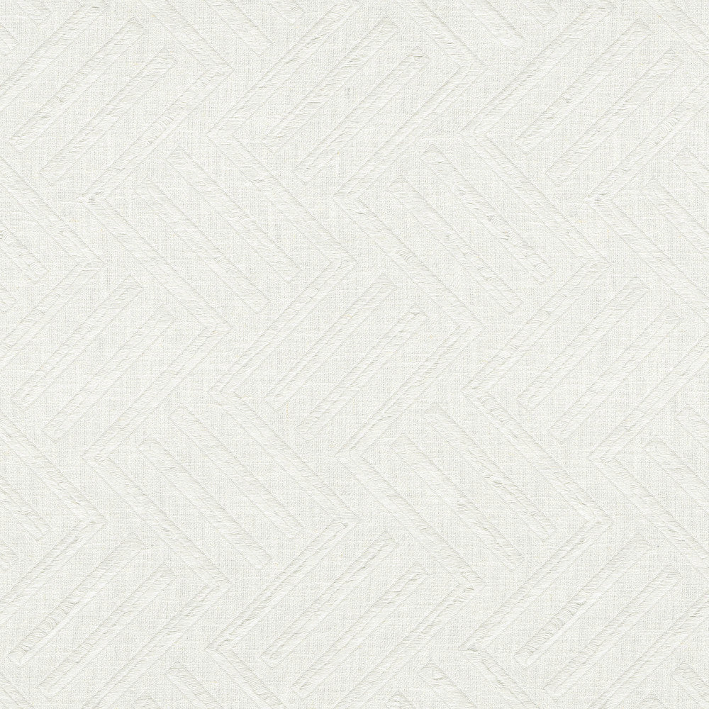 Grecco Key White 412546 by PKL Studio Fabric - 78% polyester, 14% cotton, 8% linen India 40000 Horizontal: 4.5 and Vertical: 4.75 55 - Fabric Carolina -