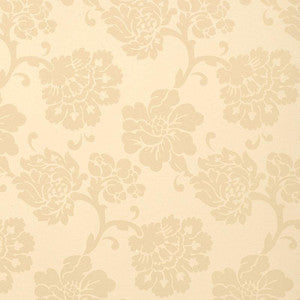 Albero Floreale Damask Bisque 5003623 by Schumacher Wallpaper