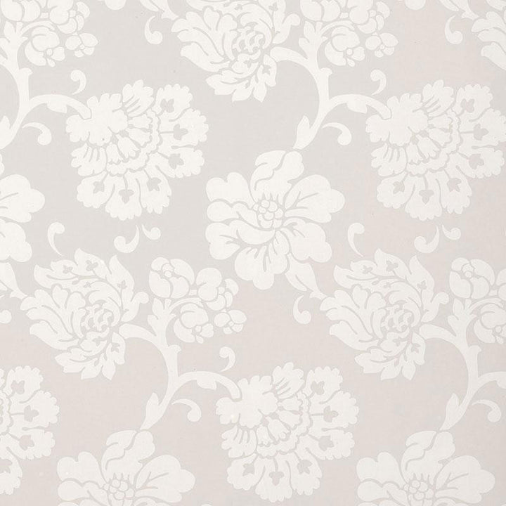 Albero Floreale Damask Grey 5003624 by Schumacher Wallpaper Palazzo 13.5" - Fabric Carolina -