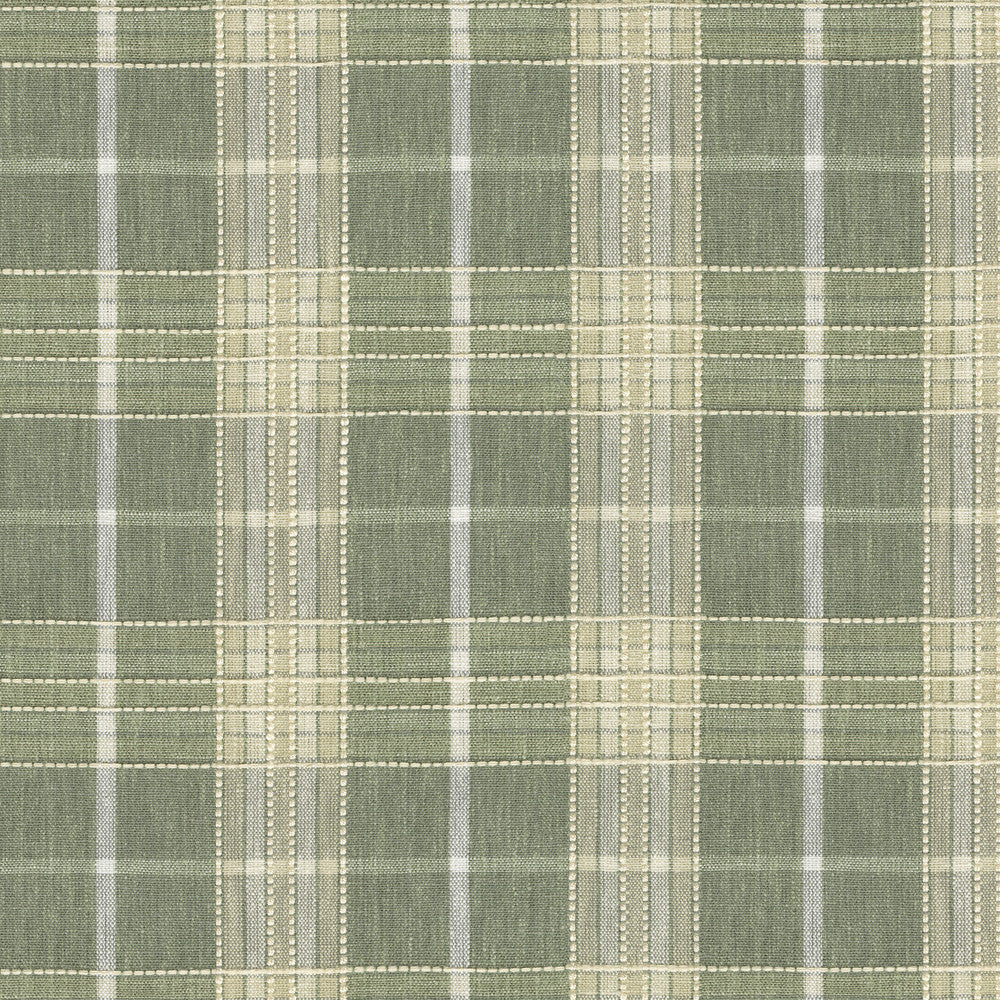 Malcolm Plaid Sage 412570 by PKL Studio Fabric 42% polyester, 42% cotton, 11% rayon, 5% linen India 33500 Horizontal: 4.63 and Vertical: 4.63 54 - Fabric Carolina -