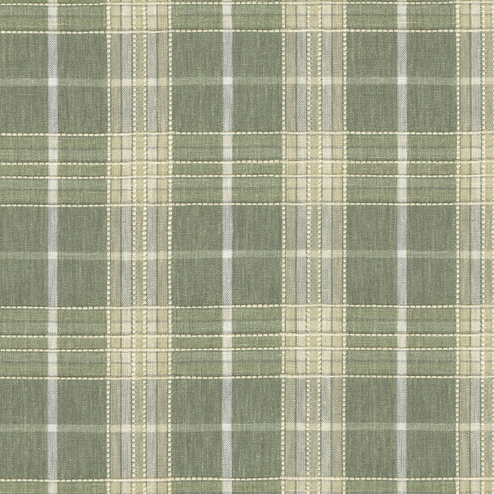 Malcolm Plaid Sage 412570 by PKL Studio Fabric 42% polyester, 42% cotton, 11% rayon, 5% linen India 33500 Horizontal: 4.63 and Vertical: 4.63 54 - Fabric Carolina -