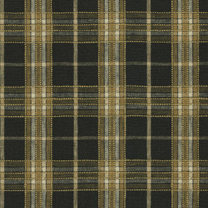 Malcolm Plaid Ebony 412572 by PKL Studio Fabric