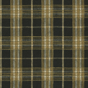 Malcolm Plaid Ebony 412572 by PKL Studio Fabric