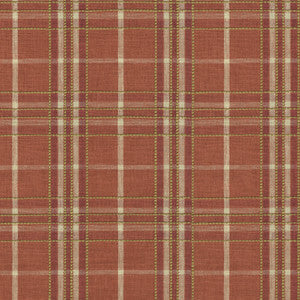 Malcolm Plaid Cinnabar 412573 By PKL Studio Fabric