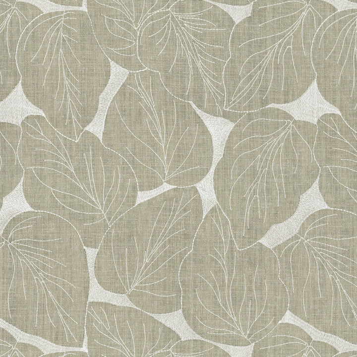 Philodendro Emb Linen 412583 by PKL Studio Designer Fabric Base 70% Polyester, 30% Cotton Emb 100% polyester India 51000 Horizontal: 12.8 and Vertical: 15.5 54 - Swanky Fabrics -