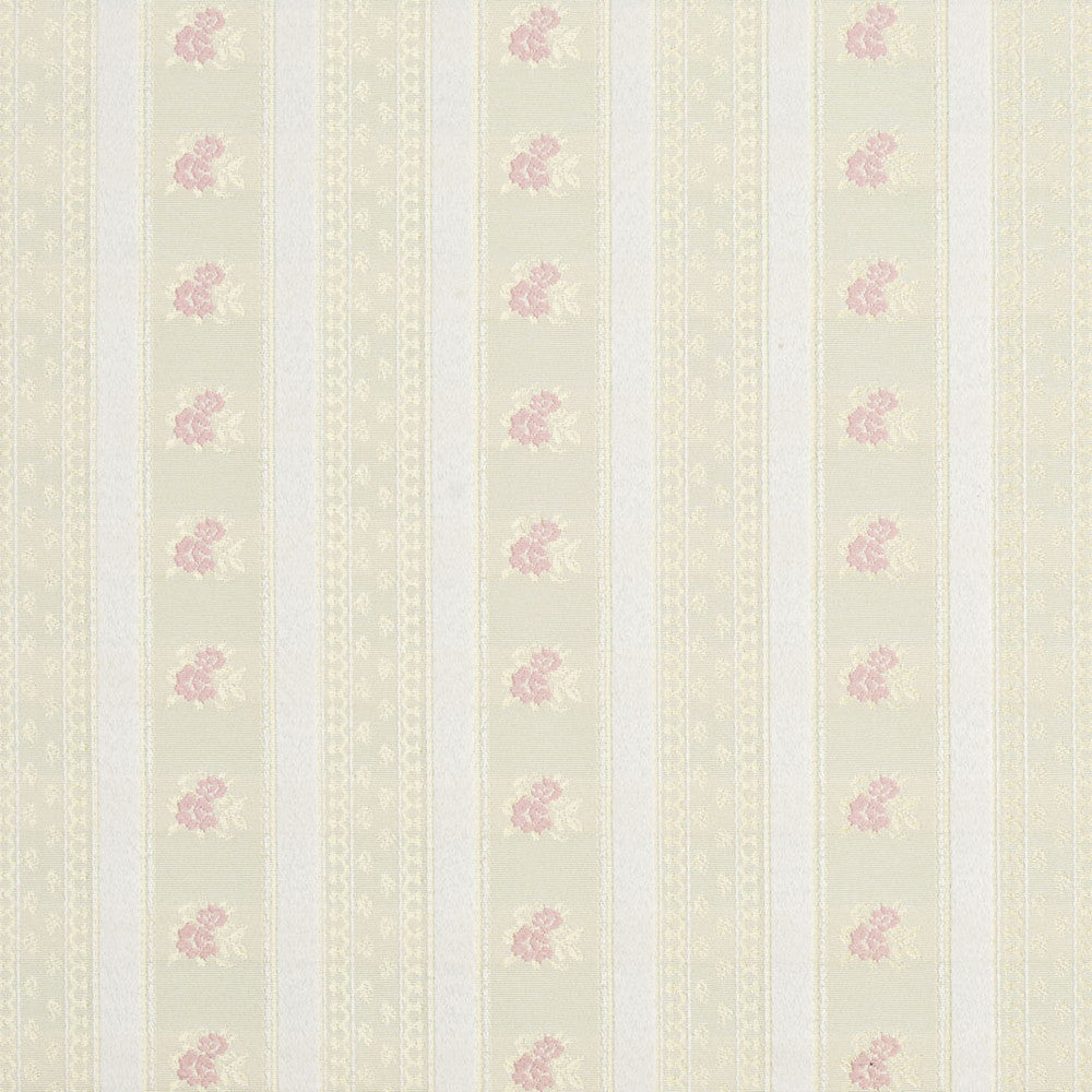 4125 Rose Stripe by Charlotte Fabric Timeless Treasures II 100% Woven Polyester Asia Exceeds 100,000 Wyzenbeek Rubs (Heavy Duty) Horizontal: 5" x Vertical: 1.75" 54 Inches - Fabric Carolina -