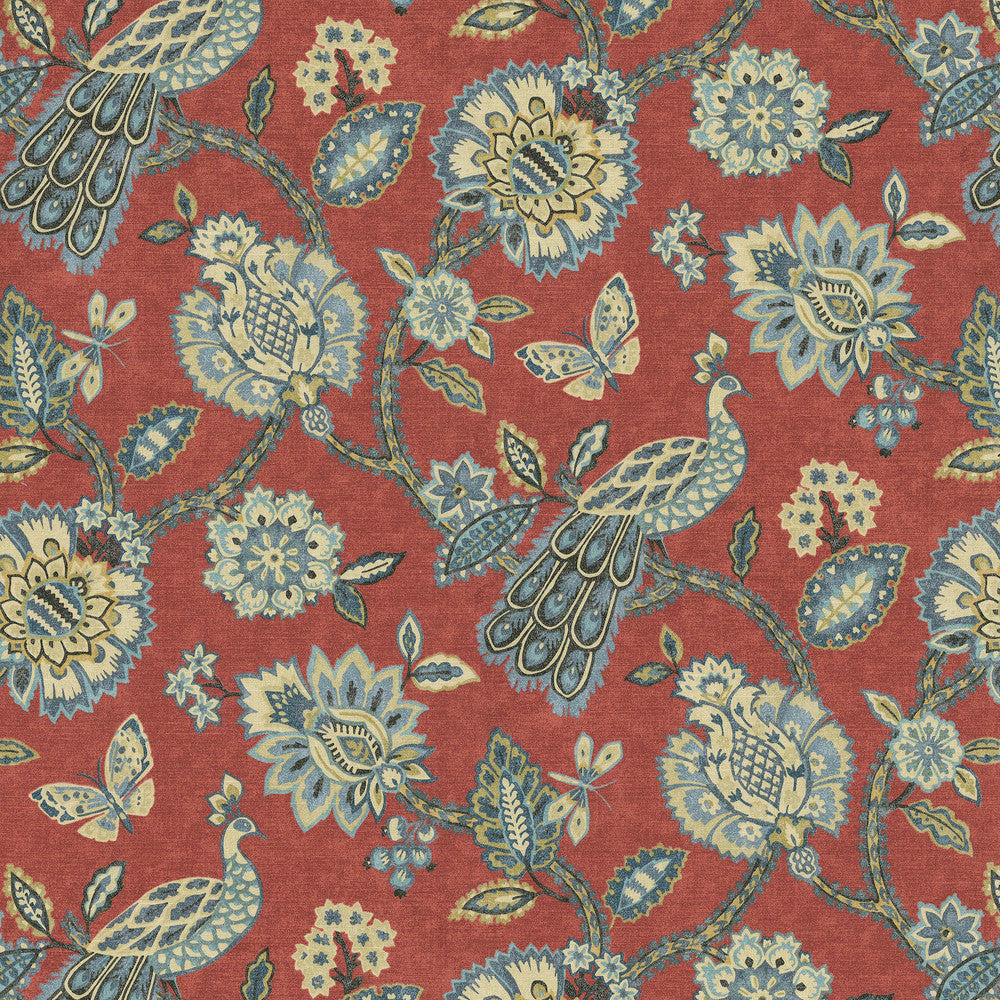 Pheasant & Fleur Berry 412601 by PKL Studio Fabric 100% cotton Pakistan 51000 Horizontal: 13.5 and Vertical: 25.25 54 - Fabric Carolina -