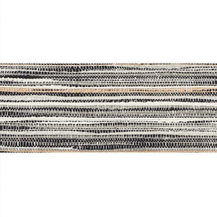 Maya Tape Charcoal 73661 by Schumacher Designer Trim Au Naturel - Swanky Fabrics -
