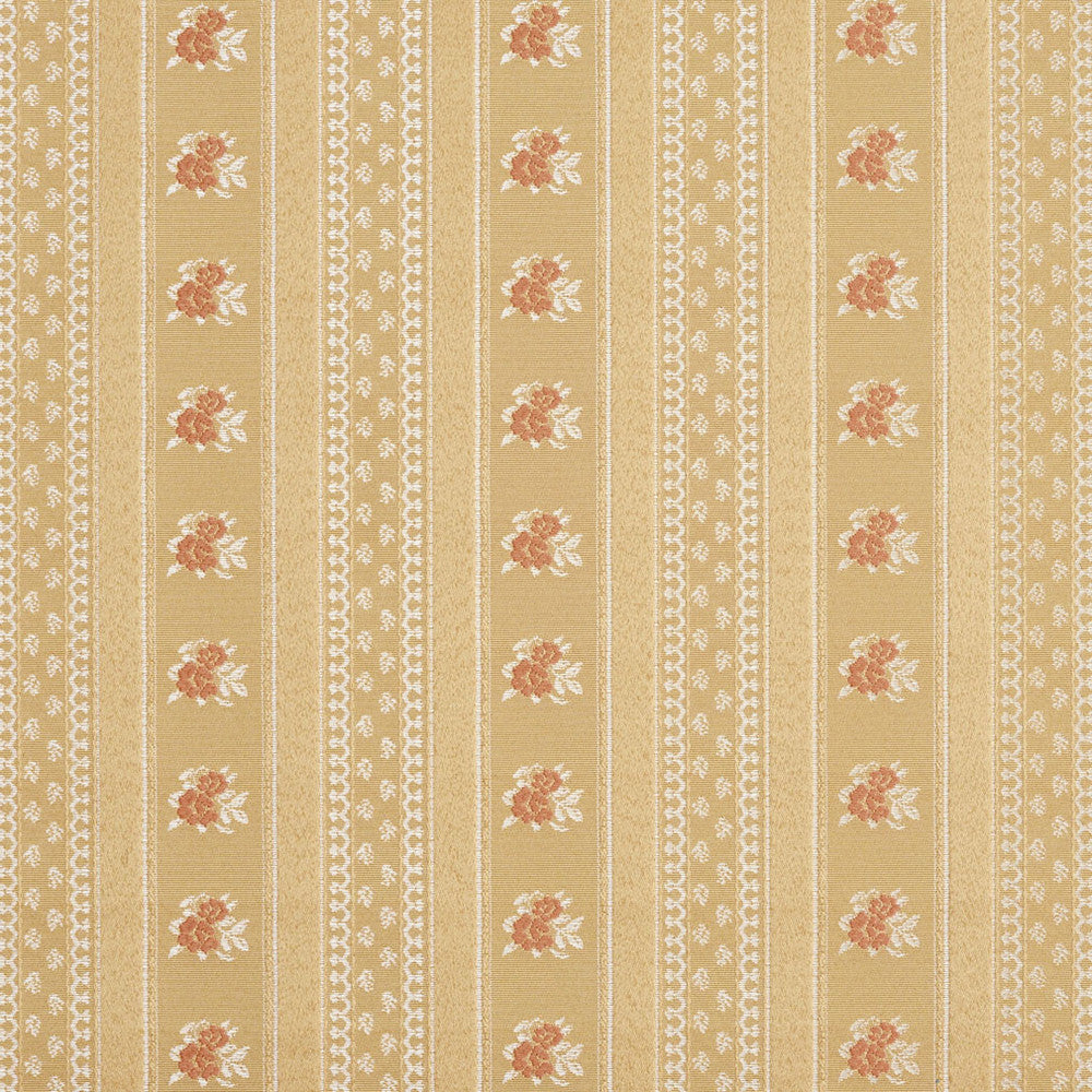 4128 Gold Stripe by Charlotte Fabric Timeless Treasures II 100% Woven Polyester Asia Exceeds 100,000 Wyzenbeek Rubs (Heavy Duty) </p><p>Repeat: Horizontal: 5" x Vertical: 1.75" 54 Inches - Fabric Carolina -