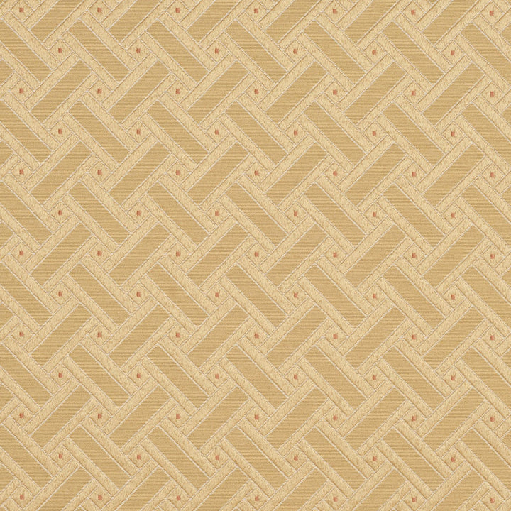 4132 Gold Lattice by Charlotte Fabric Timeless Treasures II 100% Woven Polyester Asia Exceeds 100,000 Wyzenbeek Rubs (Heavy Duty) Horizontal: 2" x Vertical: 2" 54 Inches - Fabric Carolina -