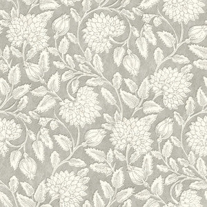 Vadouvan Grey Jacobean Trail Wallpaper by Chesapeake