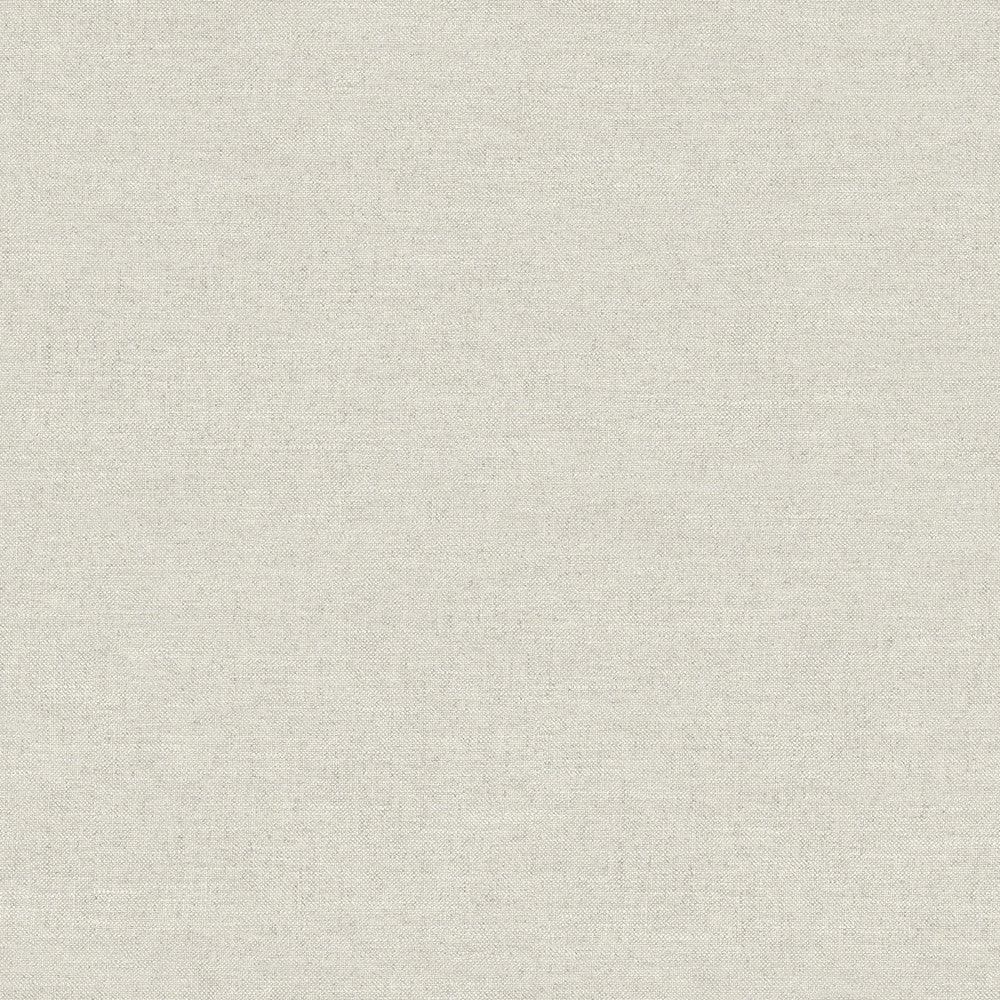 Chambray Light Grey Fabric Weave Wallpaper by Chesapeake Wildflower Covers about 56.4 square feet 20.5-in by 33-ft long roll Prepasted 0 - Fabric Carolina -