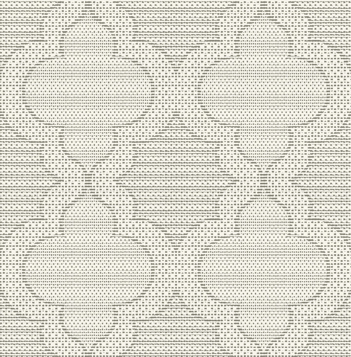 Ernest Charcoal Quilted Quatrefoil Wallpaper by A-Street Prints Whimsy Covers about 56.4 square feet 20.5-in by 33-ft long roll Unpasted 10.4 - Fabric Carolina -