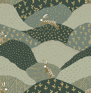 Peter Green Rabbit Fields Wallpaper by A-Street Prints