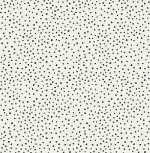 Cassie Black Petite Polka Wallpaper by A-Street Prints