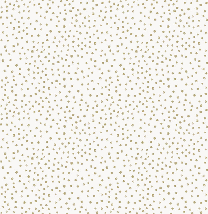 Cassie White Petite Polka Wallpaper by A-Street Prints Whimsy Covers about 56.4 square feet 20.5-in by 33-ft long roll Unpasted 10.4 - Fabric Carolina -