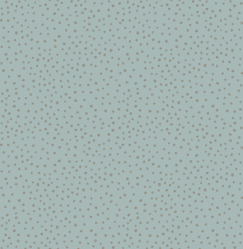 Cassie Light Blue Petite Polka Wallpaper by A-Street Prints Whimsy Covers about 56.4 square feet 20.5-in by 33-ft long roll Unpasted 10.4 - Fabric Carolina -