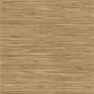 Faraji Sage Faux Grasscloth Wallpaper by Brewster