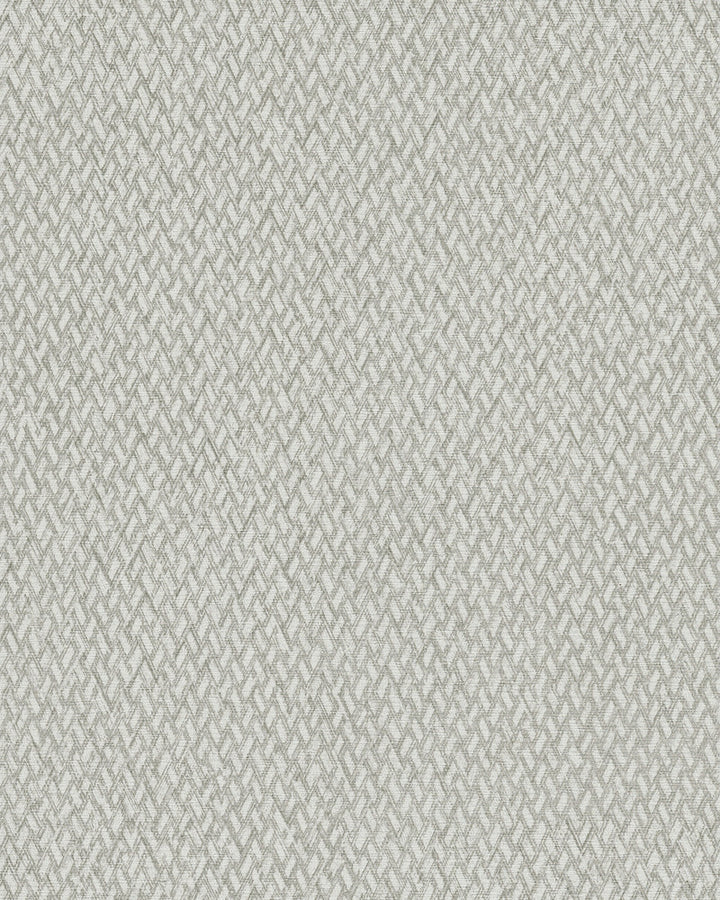 Weave It To Me Grey Geometric Wallpaper by Warner Dimensional Accents Covers about 65 square feet 26-in by 30-ft long roll Unpasted 0 - Fabric Carolina -