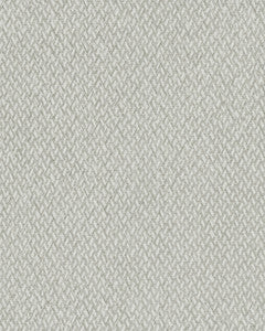 Weave It To Me Grey Geometric Wallpaper by Warner