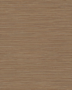 Leicester Chestnut Metallic Stripe Wallpaper by Warner