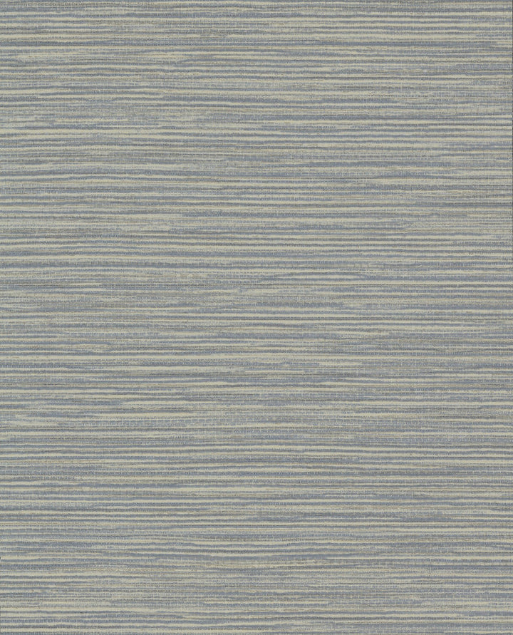 Leicester Slate Metallic Stripe Wallpaper by Warner Dimensional Accents Covers about 60.8 square feet 27-in by 27-ft long roll Unpasted 0 - Fabric Carolina -