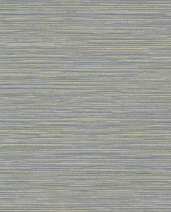 Leicester Slate Metallic Stripe Wallpaper by Warner