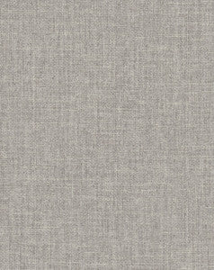 Broadwick Grey Faux Linen Wallpaper by Warner