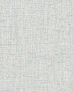 Broadwick Light Blue Faux Linen Wallpaper by Warner