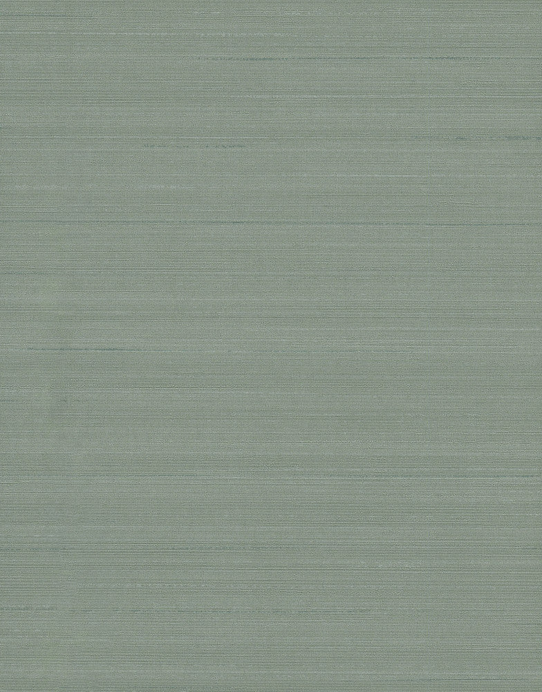 Luxe Silk Sea Green Texture Stripe Wallpaper by Warner Dimensional Accents Covers about 60.8 square feet 27-in by 27-ft long roll Unpasted 0 - Fabric Carolina -