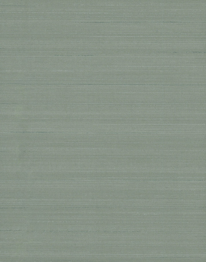 Luxe Silk Sea Green Texture Stripe Wallpaper by Warner Dimensional Accents Covers about 60.8 square feet 27-in by 27-ft long roll Unpasted 0 - Fabric Carolina -