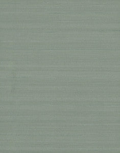 Luxe Silk Sea Green Texture Stripe Wallpaper by Warner