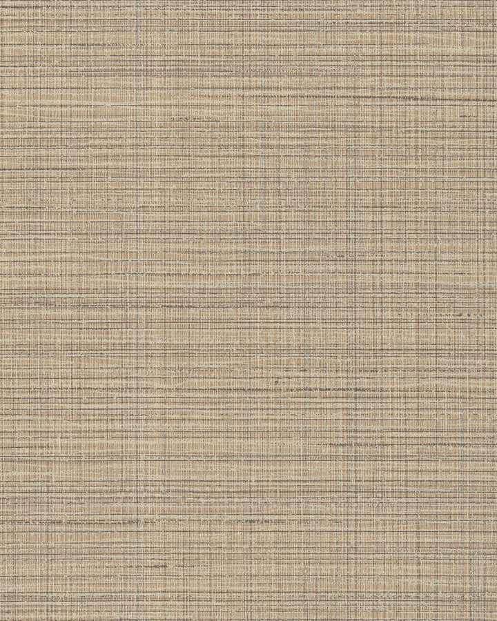 Premiere Light Brown Faux Linen Wallpaper by Warner Dimensional Accents Covers about 65 square feet 26-in by 30-ft long roll Unpasted 0 - Fabric Carolina -