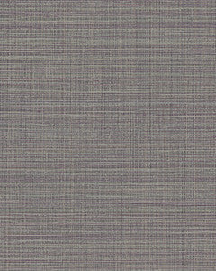 Premiere Grey Faux Linen Wallpaper by Warner