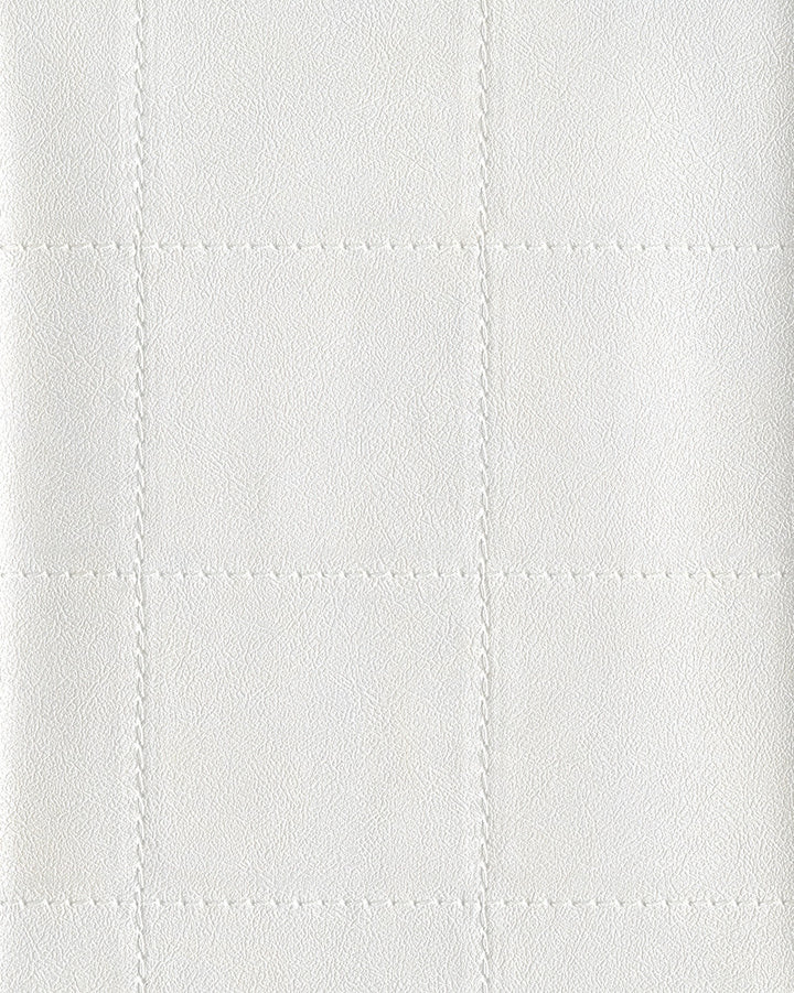 Fair 'N Square Pearl Faux Leather Wallpaper by Warner Dimensional Accents Covers about 60.8 square feet 27-in by 27-ft long roll Unpasted 3.25 - Fabric Carolina -