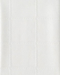 Fair 'N Square Pearl Faux Leather Wallpaper by Warner